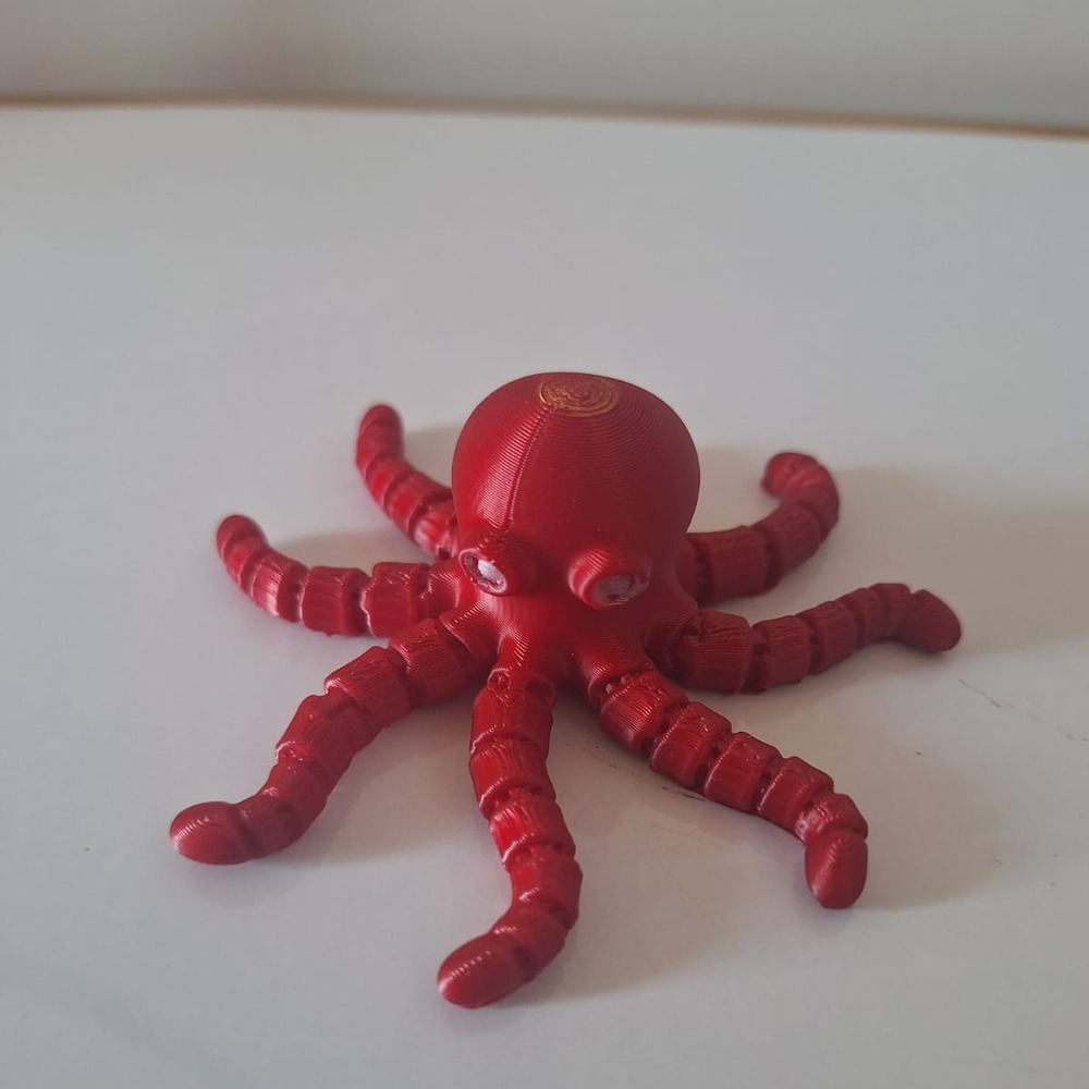 Pulpo decorativo impreso en 3D Tacna Peru