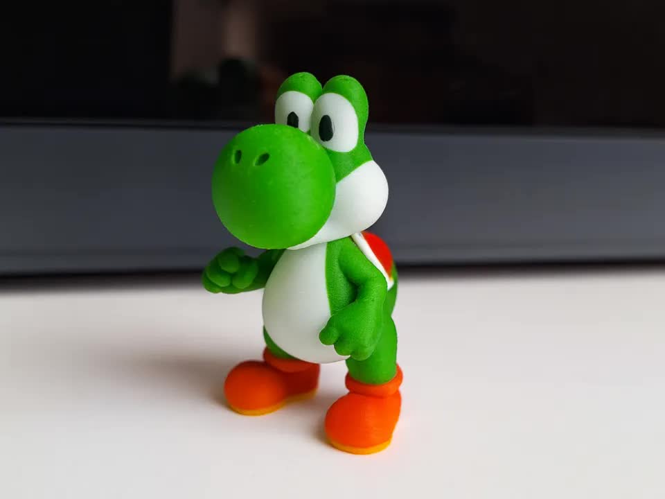 Figura de Yoshi Super Mario impresa en 3D Tacna Peru