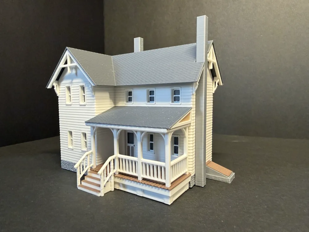 Maqueta de casa a escala impresa en 3D Tacna Peru