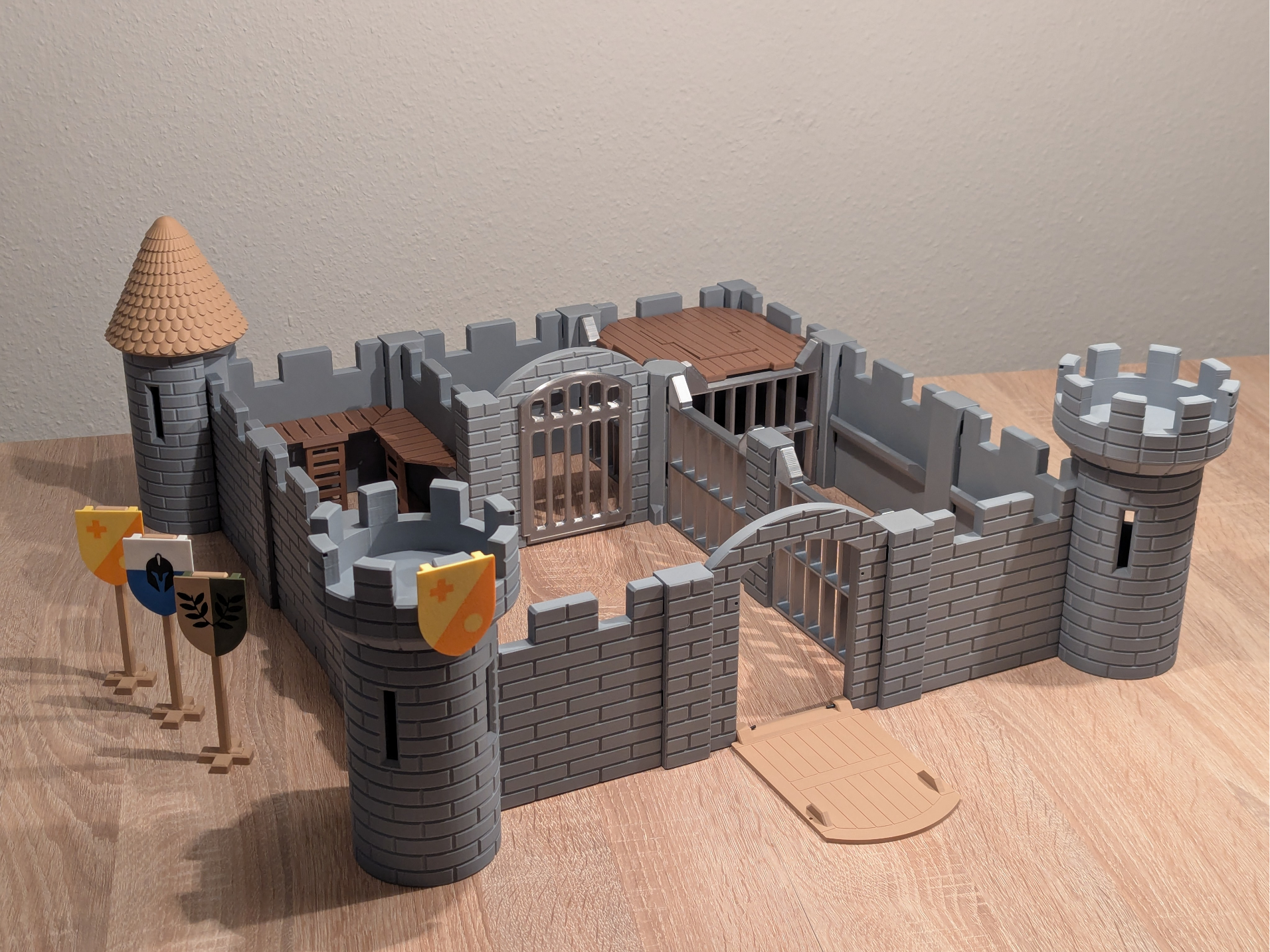 Castillo medieval set mazmorra impreso en 3D Tacna Peru